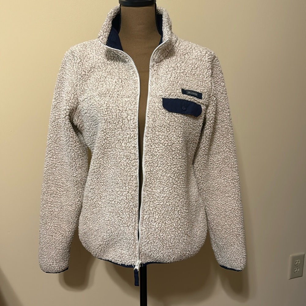 Columbia zip front jacket